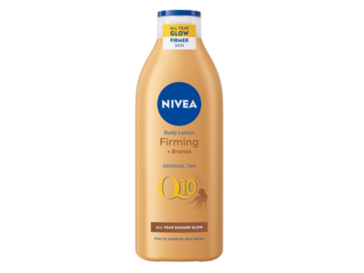Nivea Quadual Tan Firming Body Lotion, + Bronze, 400 mL