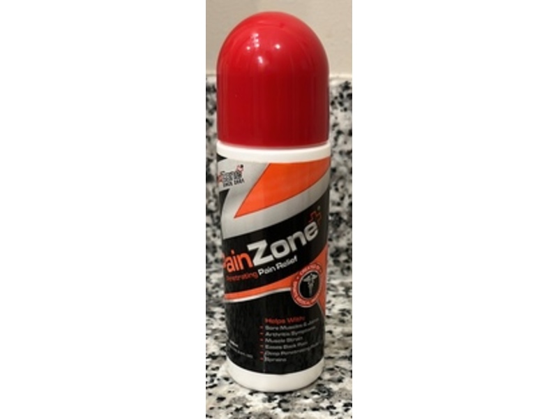 Pain Zone Penerating Pain Relief Roll On, 88 mL