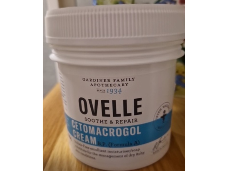 Gardiner Family Apothecary Ovelle Cetomacrogol Cream, 500 g