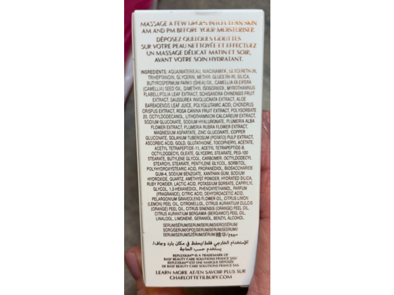 Charlotte's Tilbury Crystal Elixir Magic Serum, 1.0 fl oz/30 mL