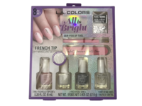 L.A Colors All Is Bright French Tip Manicure Set, 8 Count - Image 2