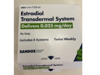 Estradiol Transdermal System 0.025 mg, Sandoz (Rx) - Image 3