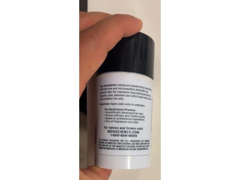 Menscience Androceuticals Advanced Deodorant, 2.6 oz/73.6 g