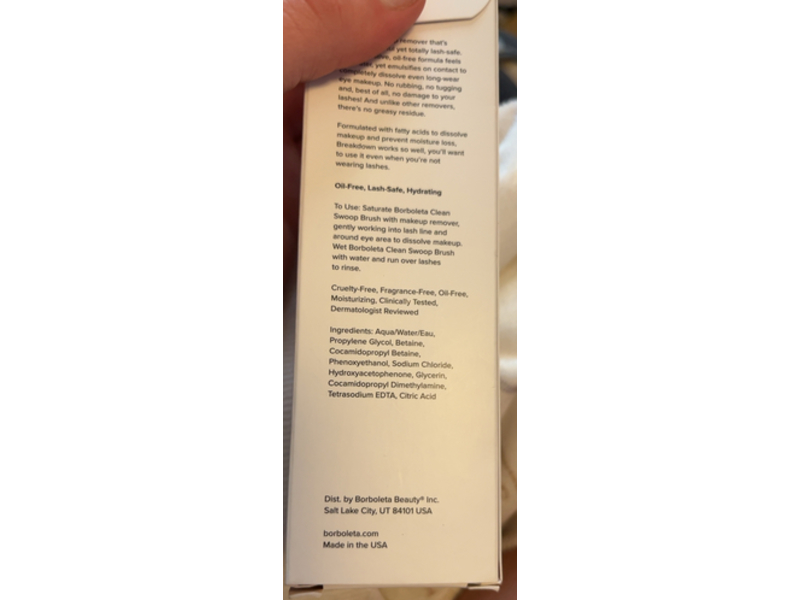 Borboleta Break Down Makeup Remover, 3.38 fl oz/100 mL