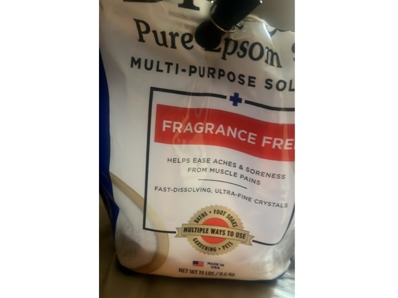 Dr Teals Pure Epsom Salt, 8.6 kg