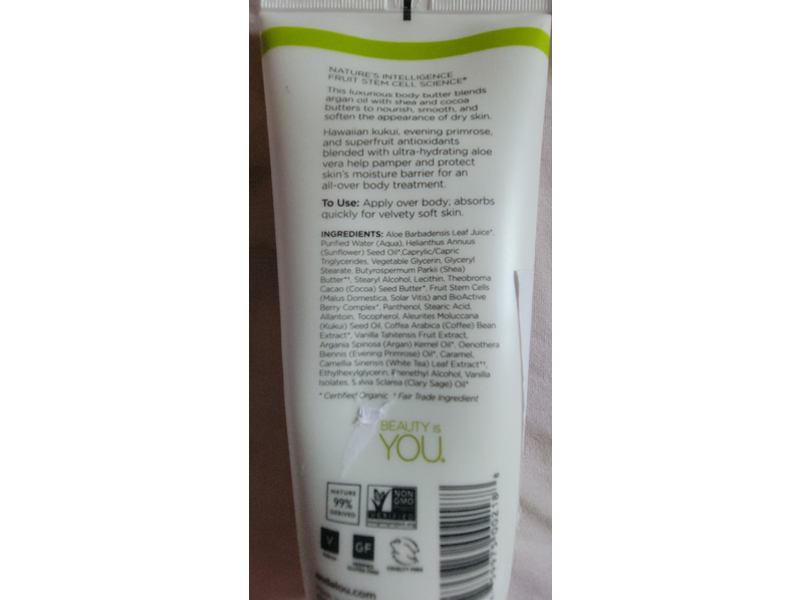 Andalou Naturals Body Butter, Kukui Cocoa, Nourishing, 8 fl oz/236 mL