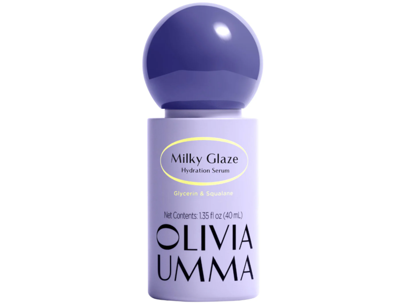 Olivia Umma Milky Glaze Hydration Serum, Glycerin & Squalane, 1.35 fl oz/40 mL