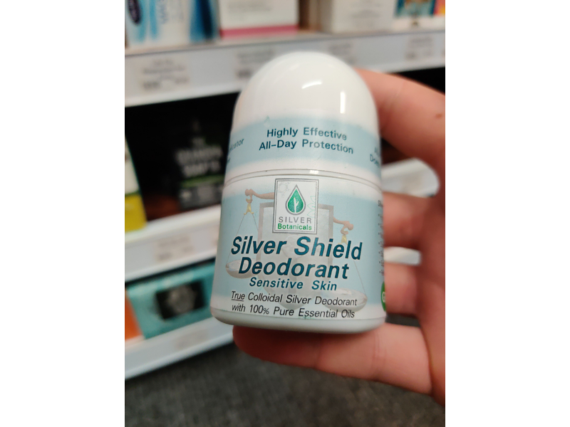 Silver Botanicals Silver Shield Deodorant, Sensitive Skin, 2 oz