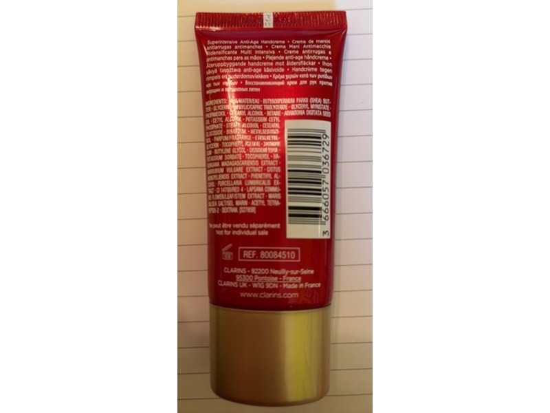 Clarins Super Restorative Hand Cream, 1 oz/30 mL