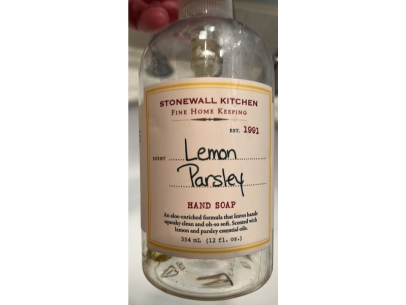 Stonewall Kitchen Hand Soap, Lemon Parsley, 12 fl oz/354 mL