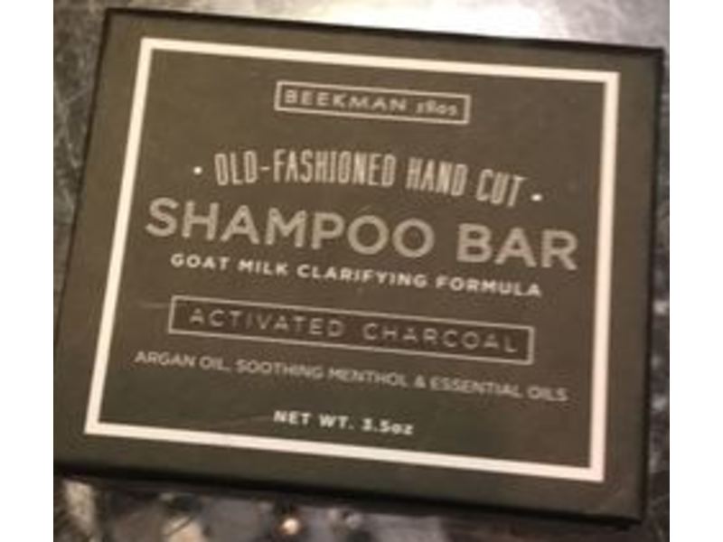 Beekman 1802 Goat Milk Clarifying Shampoo Bar, Activated Charcoal, 3.5 oz