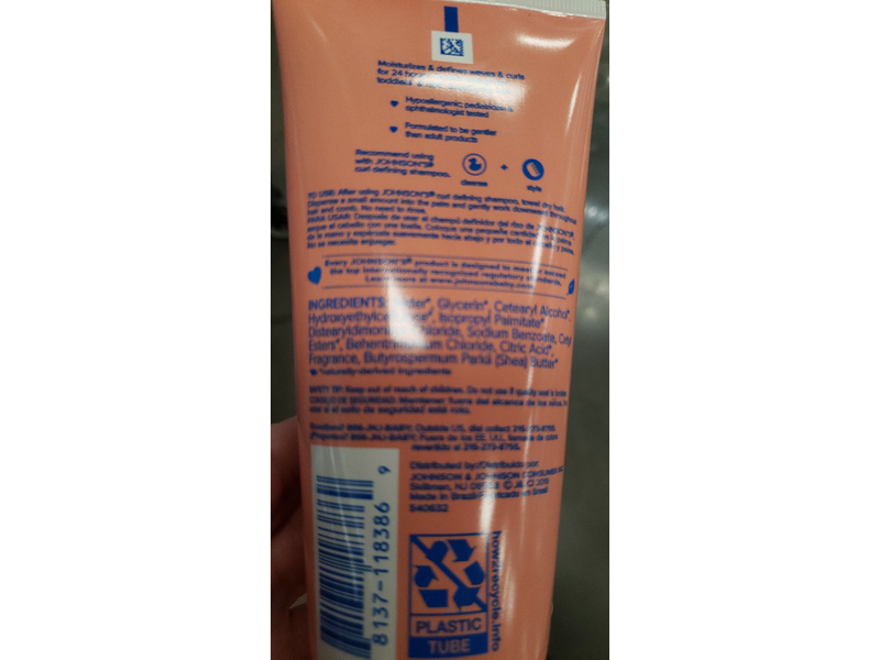 Johnson's Baby Curl Defining Leave-In Conditioner, 6.8 fl oz/200 mL