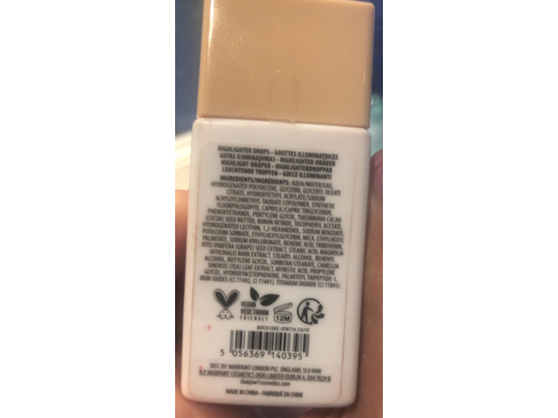 W7 Radiant Highlighter Drops, Dewy Glow, 1 fl oz/30 mL