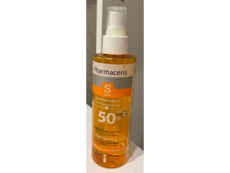 Pharmaceris S Sun Protective Dry Oil, SPF 50+, 6.7 fl oz/200 mL