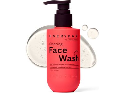 Everyday By Frank Body Clearing Face Wash, Salicylic Acid & Niacinamide, 4.73 fl oz/140 mL