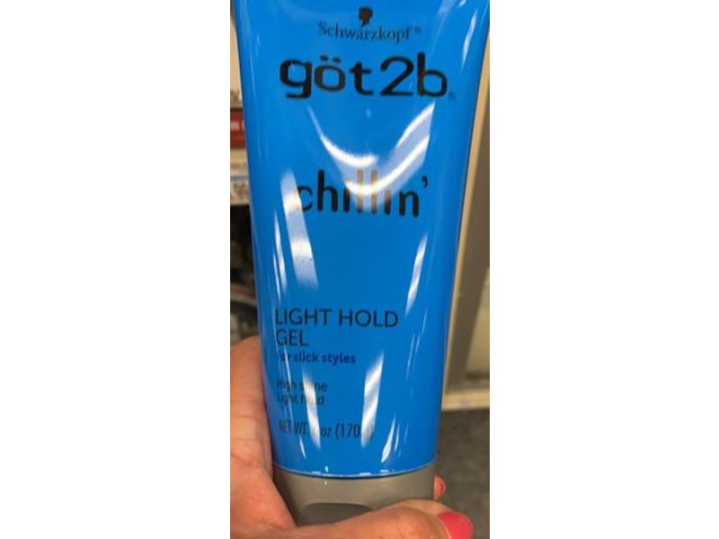 Schwarzkopf Got 2B Light Hold Gel, Chillin', 6 oz/170 g, Pack of 2
