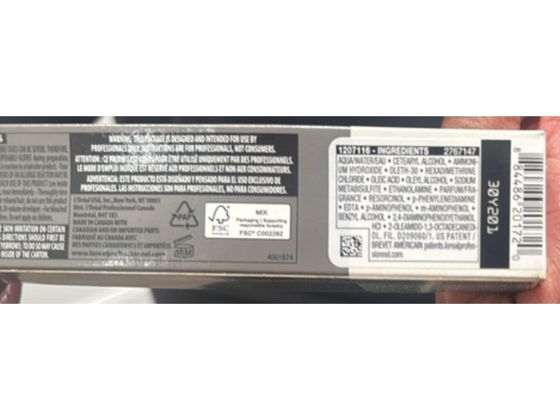 L'Oreal Professionel Paris Majirel Cool Cover Permanent Color, 8/8N, 1.7 oz/48 g