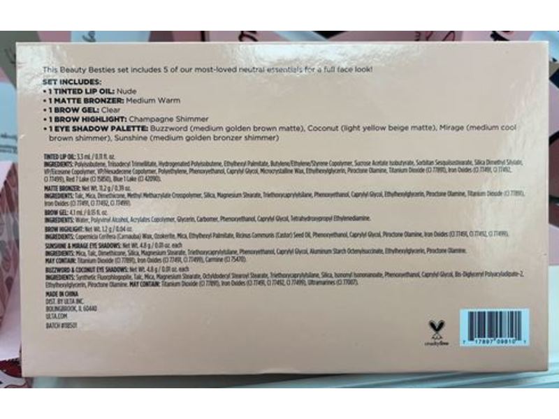 Ulta Beauty Collection Beauty Besties 5 Piece Beauty Set, Neturals Edition