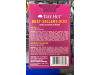 Tree Hut Shea Sugar Scrub Duo, Vanilla + Moroccan Rose, 18 oz/510 g - Image 4