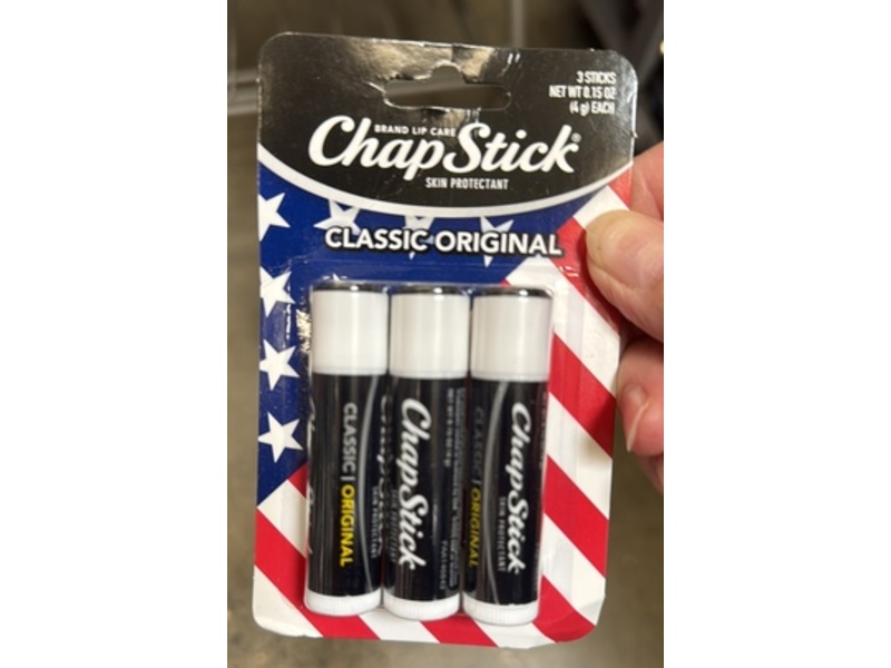 ChapStick Lip Balm, Classic Original, 0.15 fl oz, 3 Count