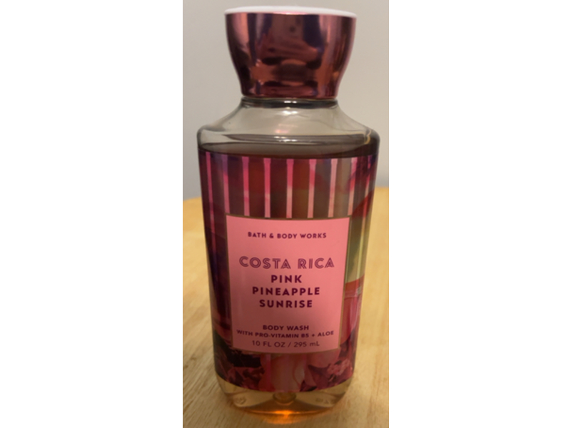 Bath & Body Works Costa Rica Body Wash, Pink Pineapple Sunrise, 10 fl oz.295 mL