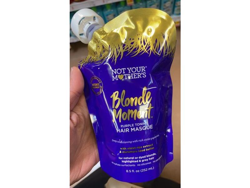 Not Your Mother's Blonde Moment Purple Toning Hair Masque, 8.5 fl oz/252 mL