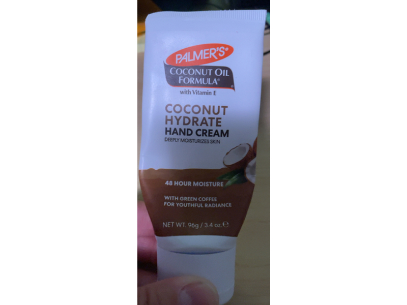 Palmer's Coconut Oil Formula Moisturizing Hand Cream, Vitamin E, Green Coffee, 3.4 oz/96 g