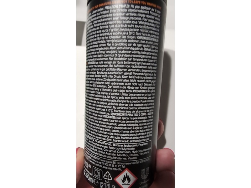 Axe Irresistibly Fresh Deodorant, Leather & Cookies, 150 mL