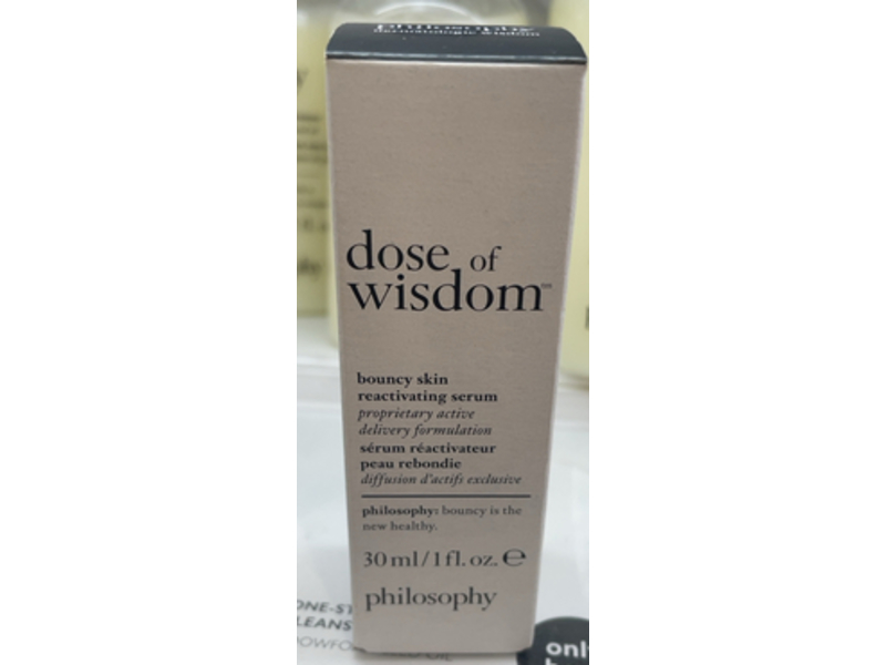 Philosophy Dose of Wisdom Bouncy Skin Reactivating Serum, 1 fl oz/30 mL