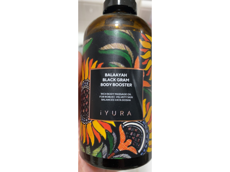 iYURA Balaayah Black Gram Body Booster, 3.38 fl oz/100 mL