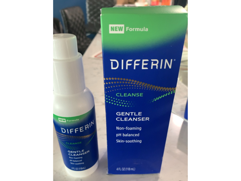 Differin Gentle Cleanser, 4 fl oz/118 mL
