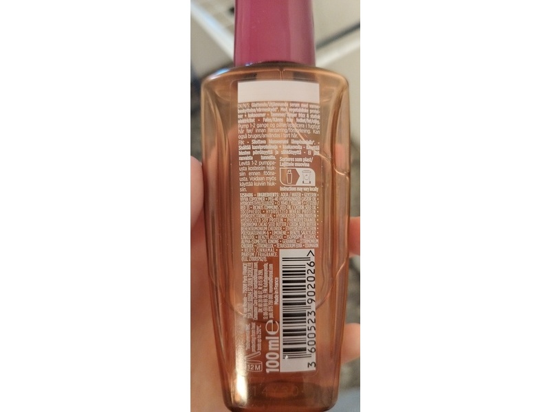 L'Oreal Paris Elvital Dream Length Sleek Frizz Killer Serum, 3.4 floz/100 mL