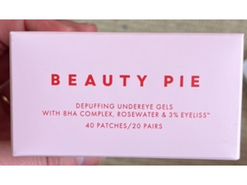 Beauty Pie Depuffing Undereye Gel Pad, 40 Count