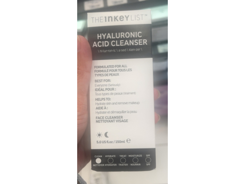 The Inkey List Face Cleanser, Hyaluronic Acid, 5.0 fl oz/150 mL