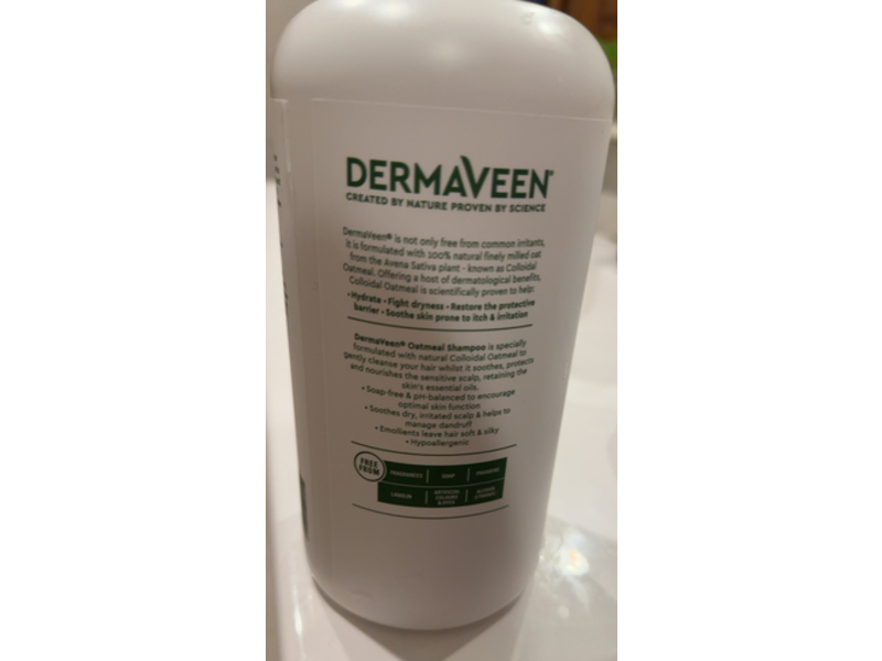 Dermaveen Oatmeal Shampoo, 1 L