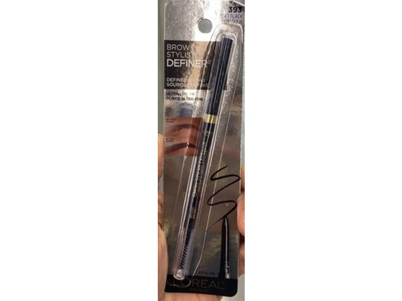 L'Oreal Paris Brow Stylist Definer, Soft Black, 0.003 oz/0.09 g