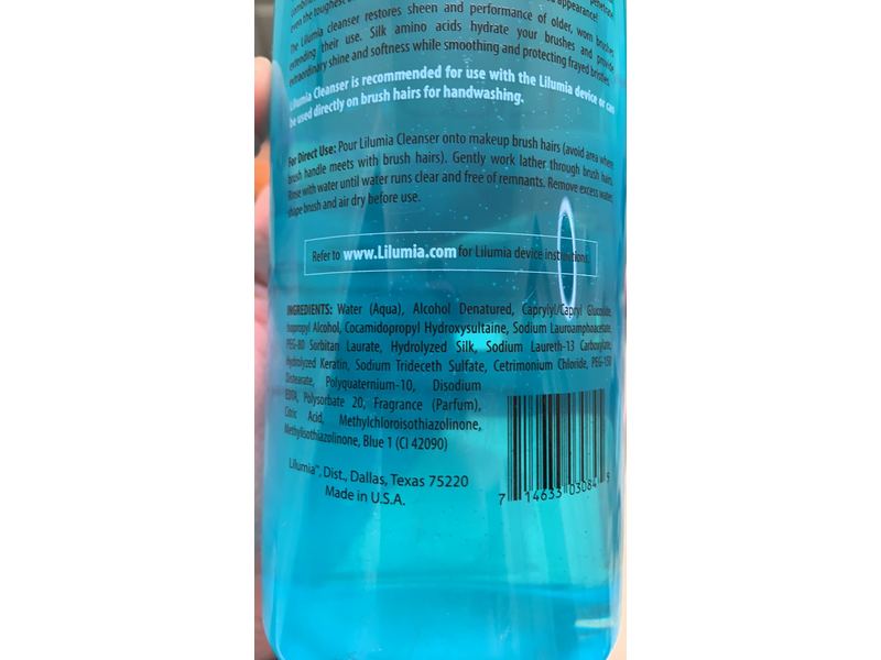 Lilumia Makeup Brush Cleanser, 24 fl oz/709 mL