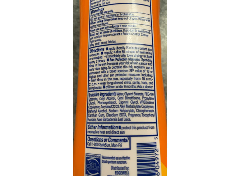 Banana Boat Sport Ultra Sunscreen Lotion, SPF 50+, 8 oz/236 mL