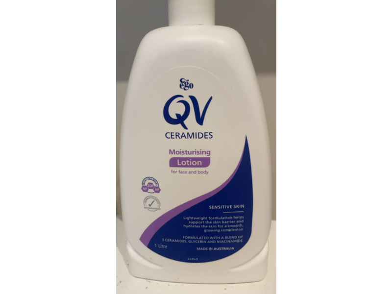 QV Ego Ceramides Moisturising Lotion, 1 L