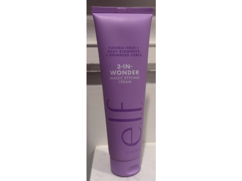 e.l.f. 3-In-1 Wonder Magic Styling Cream, 5 fl oz/147 mL