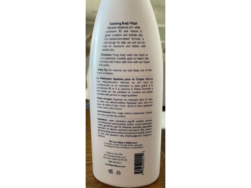 Noodle & Boo Soothing Body Wash, Lavender, 16 fl oz/473 mL