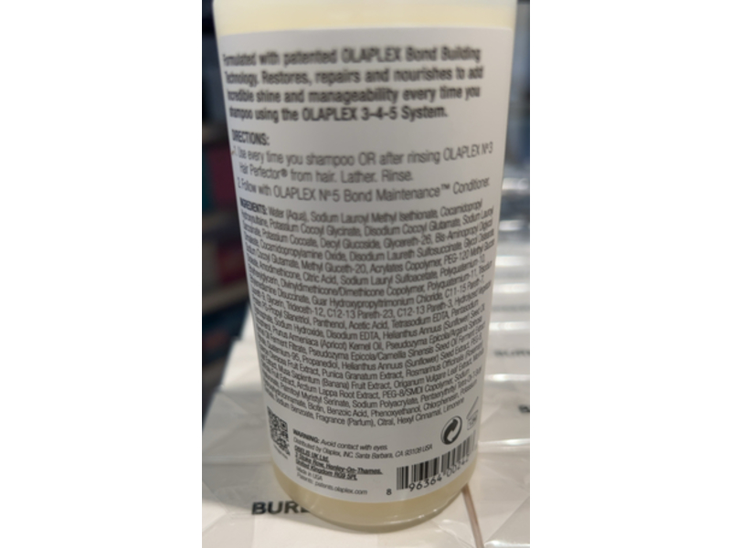 Olaplex No.4 Bond Maintenance Shampoo, 8.5 fl oz/250mL