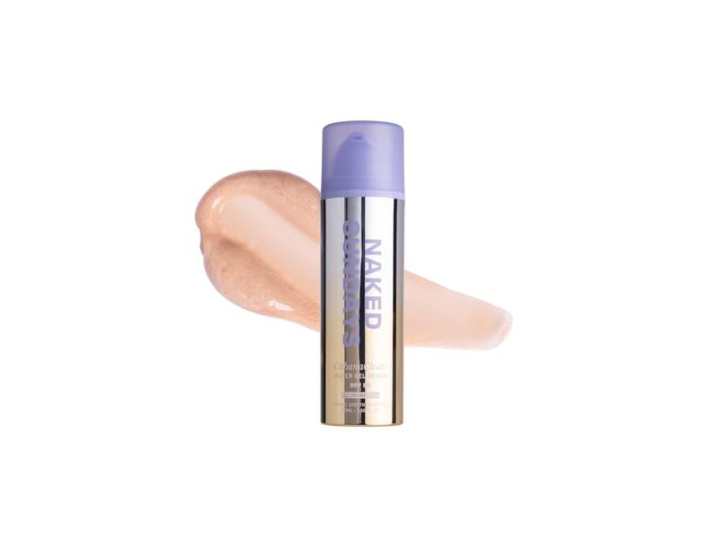 Naked Sundays CabanaClear Water Gel Serum, SPF 50, Illuminating, 1.69 fl oz/50mL