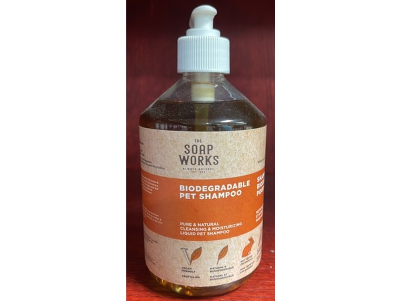The Soap Works Biodegradable Pet Shampoo, 500 mL