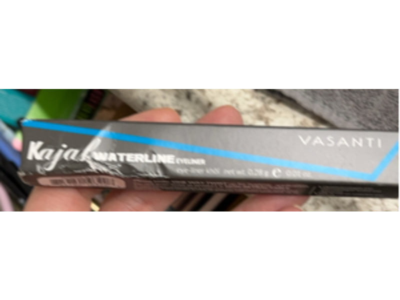 Vasanti Kajal Waterline Eyeliner, Intense Black, 0.01 oz/0.28 g