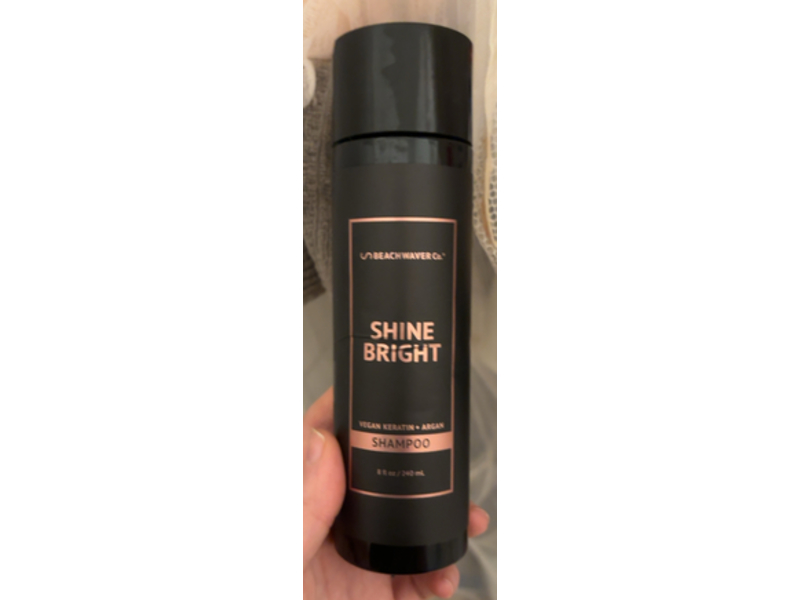 The Beachwaver Co. Shine Bright Shampoo, Keratin + Argan, 8 fl oz/240 mL