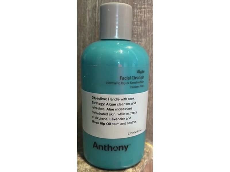 Anthony Algae Facial Cleanser, 8 fl oz/237 mL