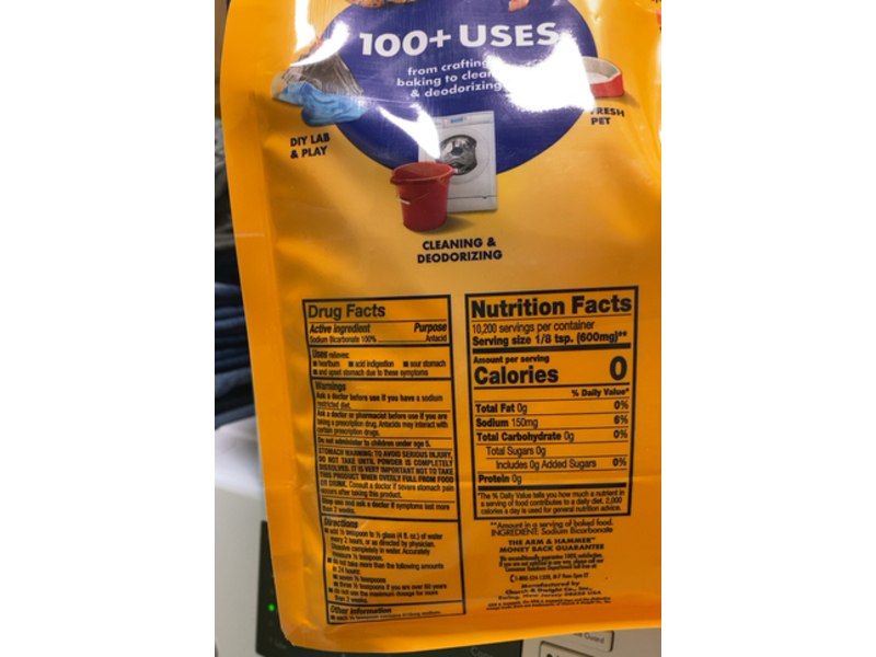 Arm & Hammer Cleaning & Deodorizing Baking Soda, 6.12 kg