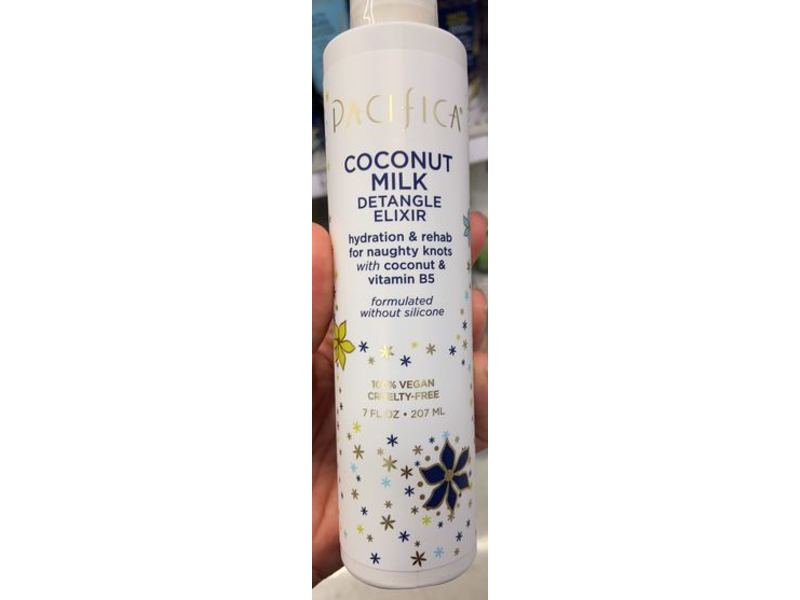 Pacifica Coconut Milk Detangling Elixir Spray, 7 fl oz/207 mL