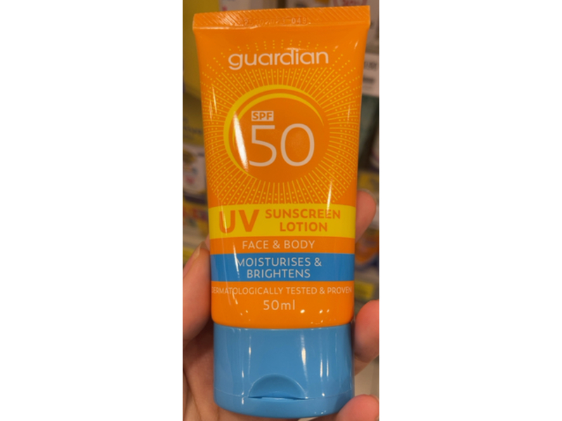 Guardian Face & Body UV Sunscreen Lotion, SPF 50, 50 mL